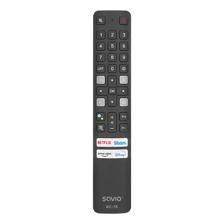 MANDO TV SAVIO RC-15 COMPATIBLE TCL SMART TV