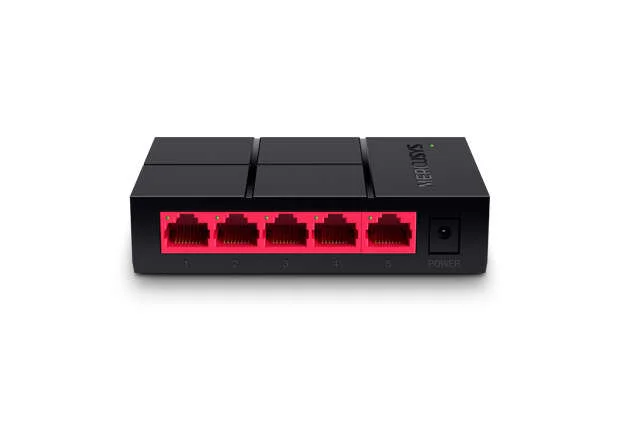 SWITCH MERCUSYS MS105G Gigabit RJ45 10/100/1000Mbps - Diseño Compacto - Plug & Play - Tecnologia Verde