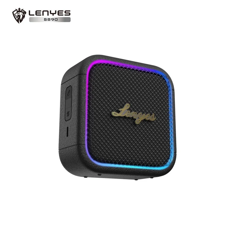 Lenyes S890 Classics BLACK | Altavoz Bluetooth V5.3 15W IP66