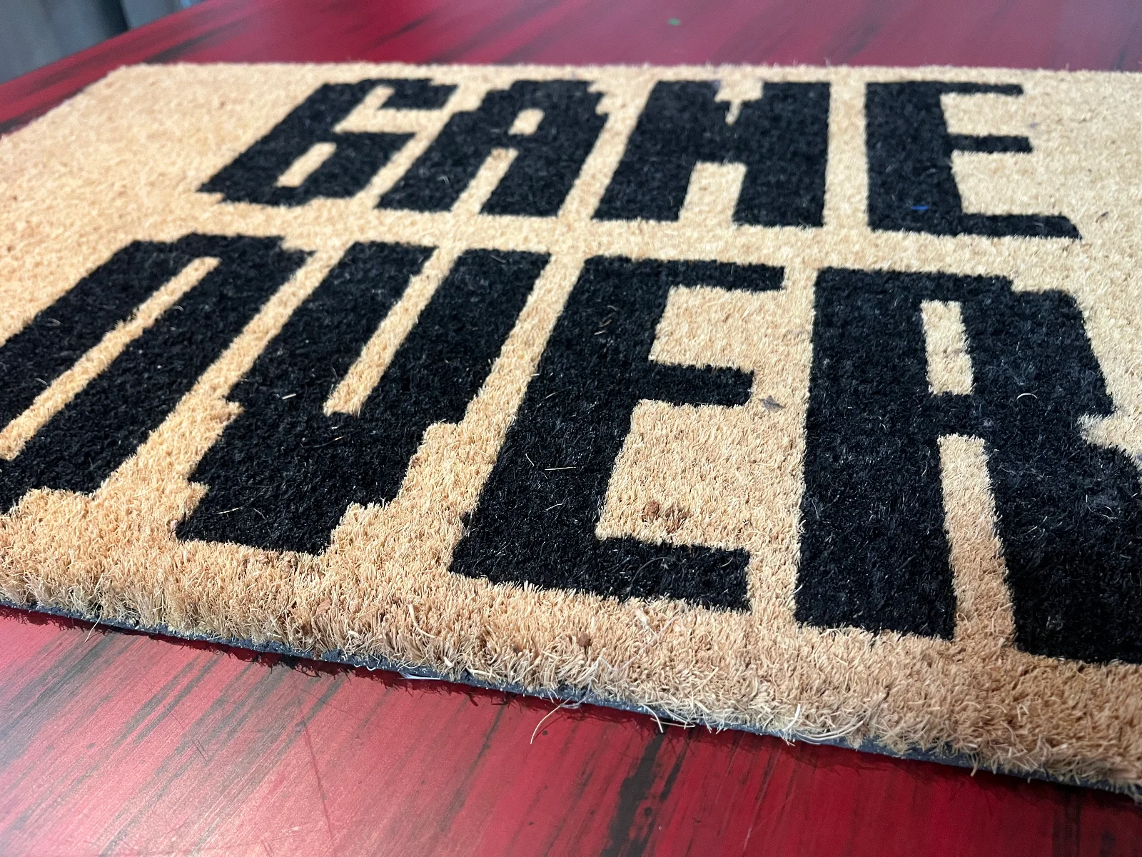 Felpudo "Game Over"