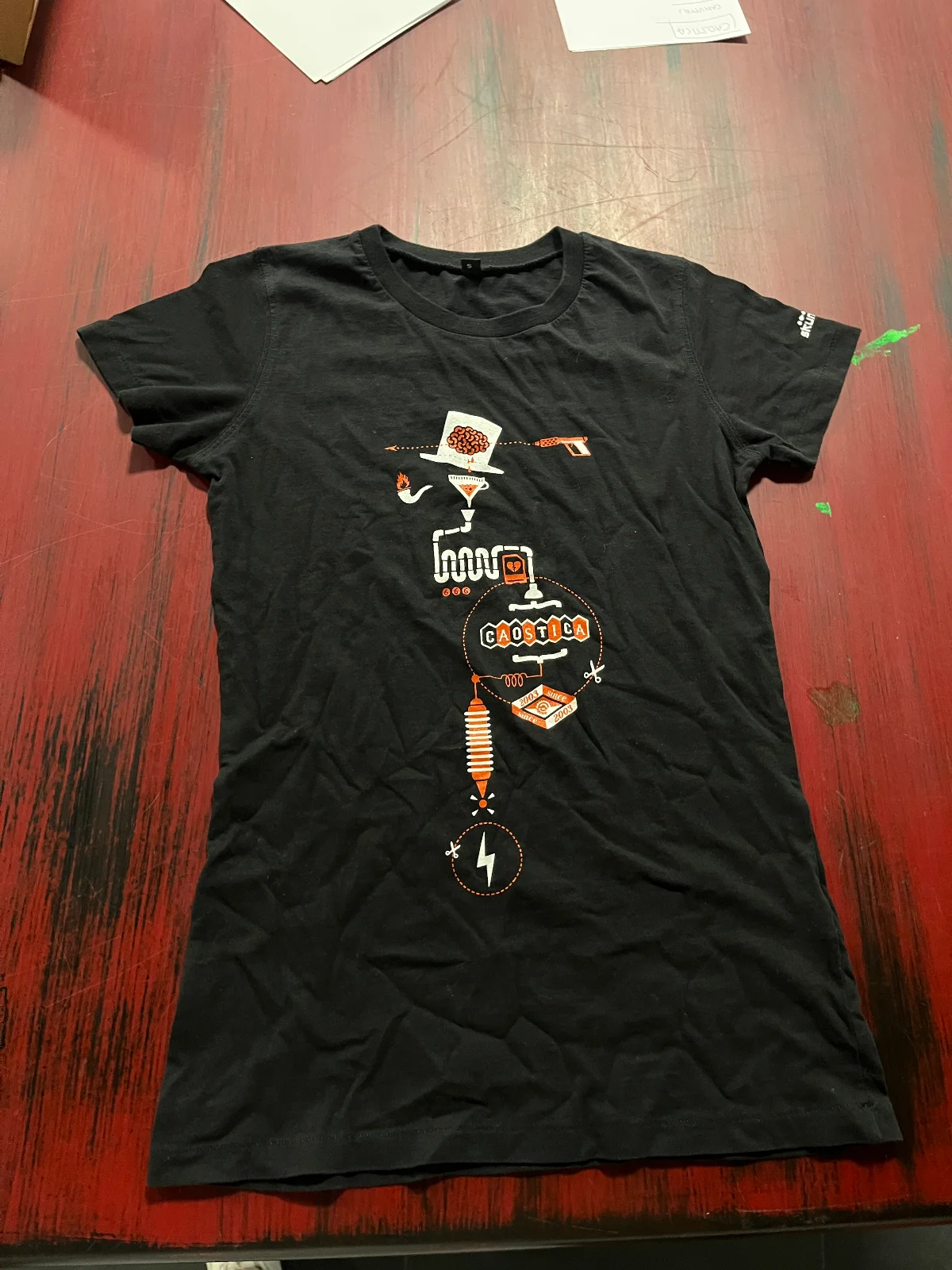 Camiseta Caostica since 2003 (negra)