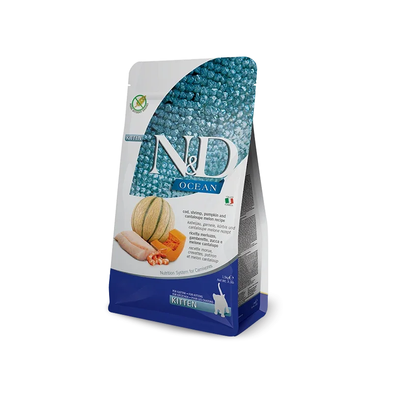 FARMINA ND GATO KITTEN OCEAN BACALAO CALABAZA 300GR
