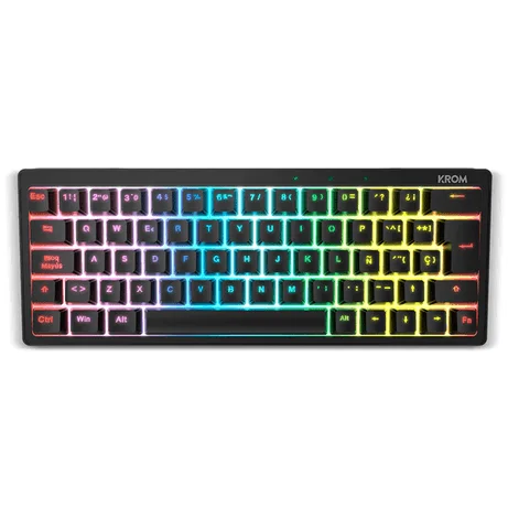 KROM KREATOR Mini Teclado Mecánico 60% RGB Cableado NXKROMKREATORSP