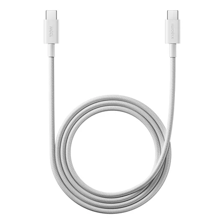 CABLE XIAOMI 6A BRAIDED USB-C TO USB-C 1M BHR087KGL – imagen 1