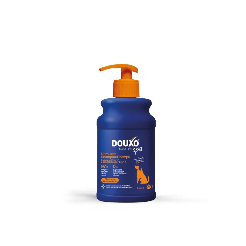 Champú y Acondicionador 2 en 1 Douxo Spa Desenredante para Perros (250 ml)