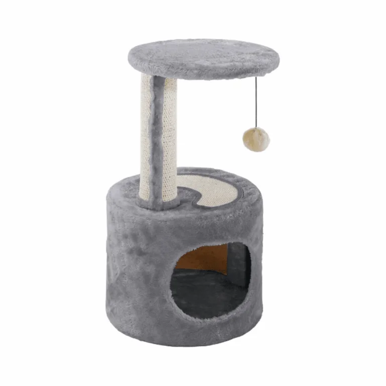 Rascador con Cueva y Poste de Sisal Ferplast PA 4010 para Gatos (30x30x57 cm)