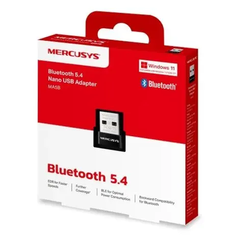 ADAPTADOR USB BLUETOOTH 5.4 MERCUSYS MA5B NANO USB
