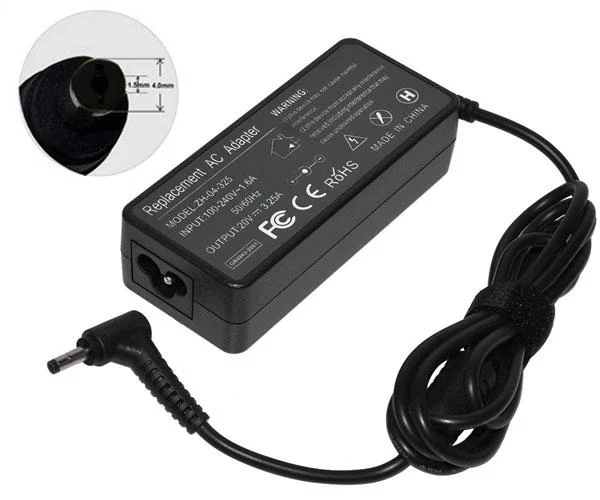 Cargador compatible para portátil LENOVO 65W 20V 3.25A 4.0x1.7 mm Dayma Ref. CARG-041