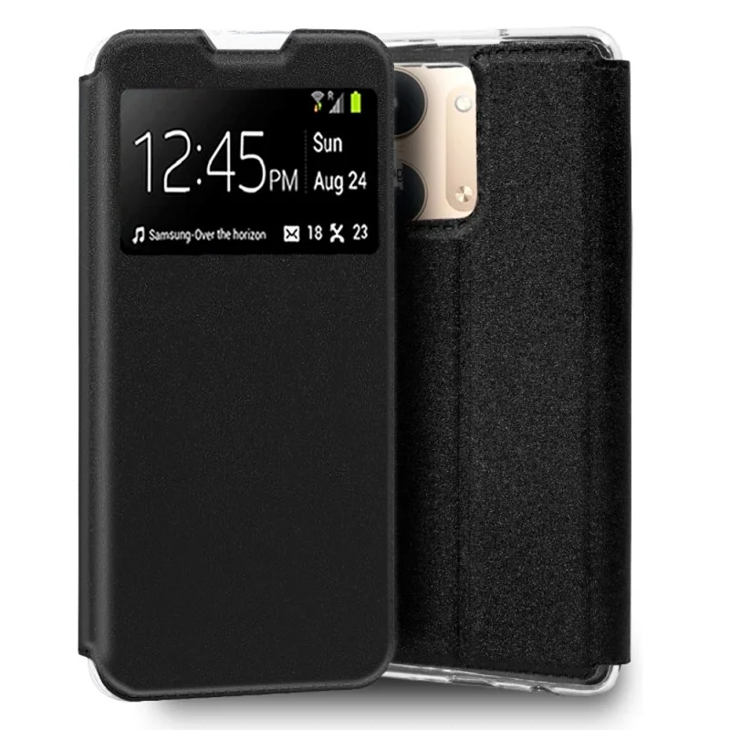 Funda COOL Flip Cover para Xiaomi Redmi 17C 5G Liso Negro – imagen 1