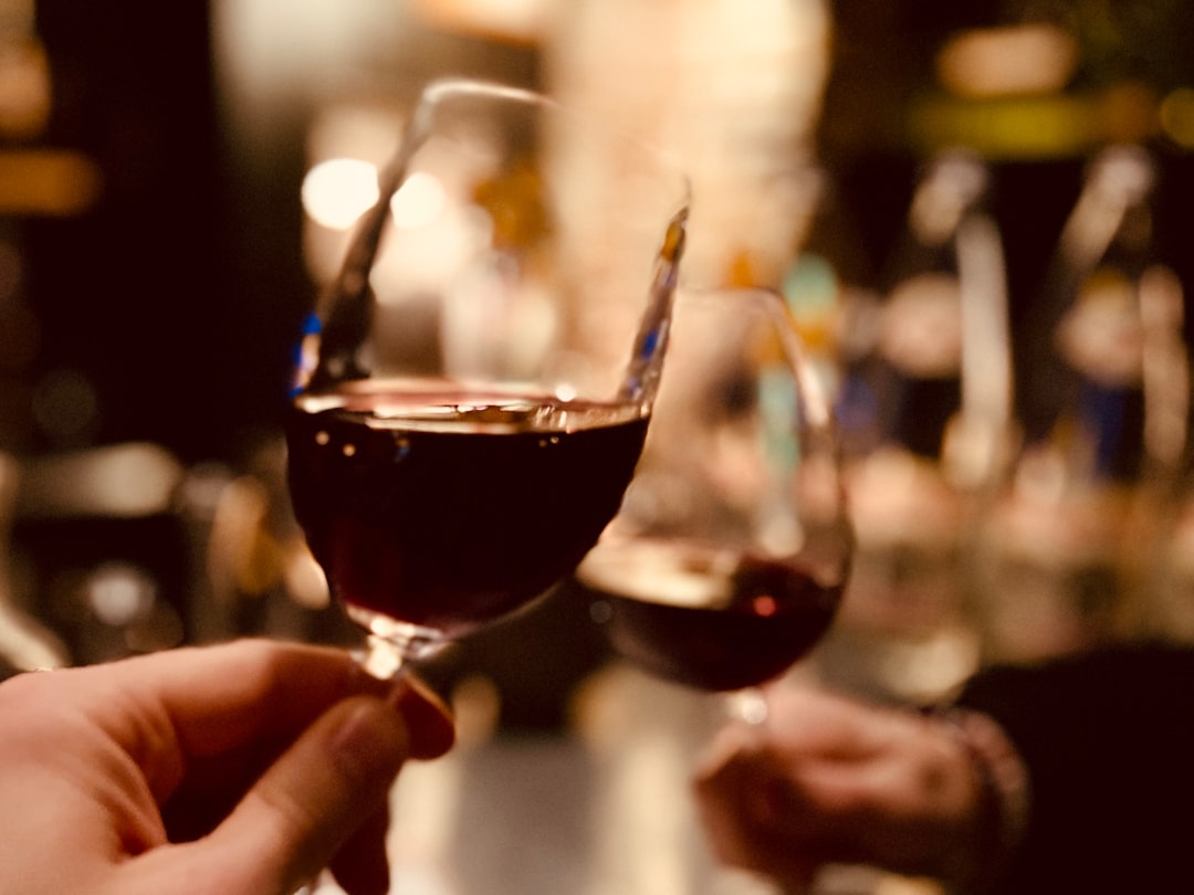 Copa de vino de la casa