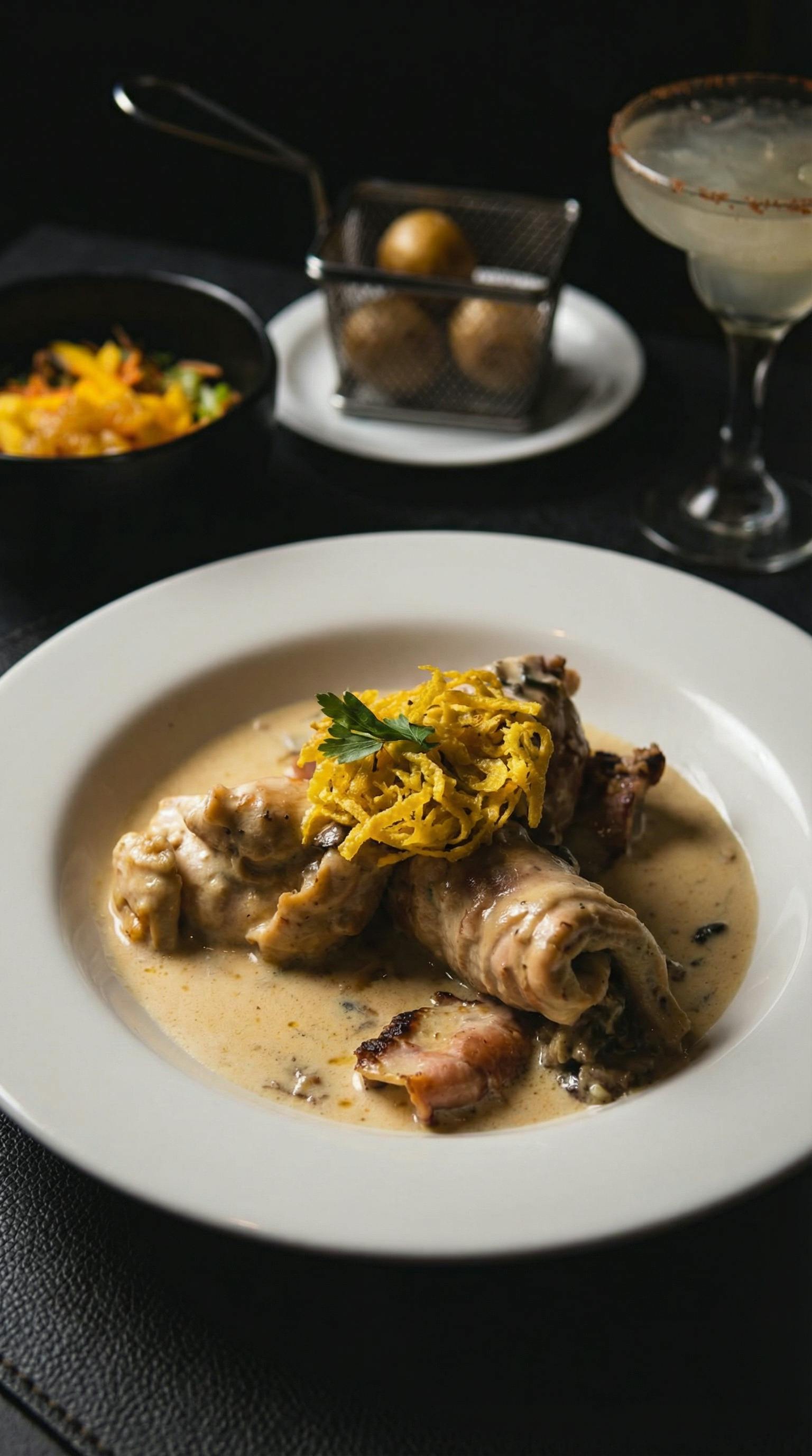 Confit de Pollo y Champiñones
