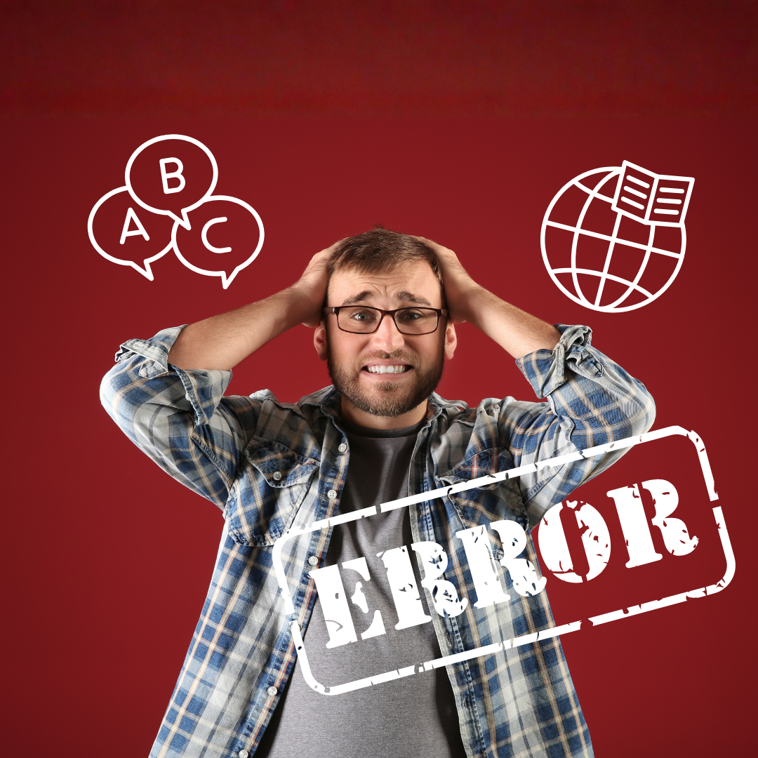 <span style="color: rgb(206, 107, 64) !important;"><span style="color: rgb(91, 0, 41) !important;">LOS ERRORES MÁS COMUNES AL APRENDER INGLÉS (Y CÓMO EVITARLOS)</span></span>