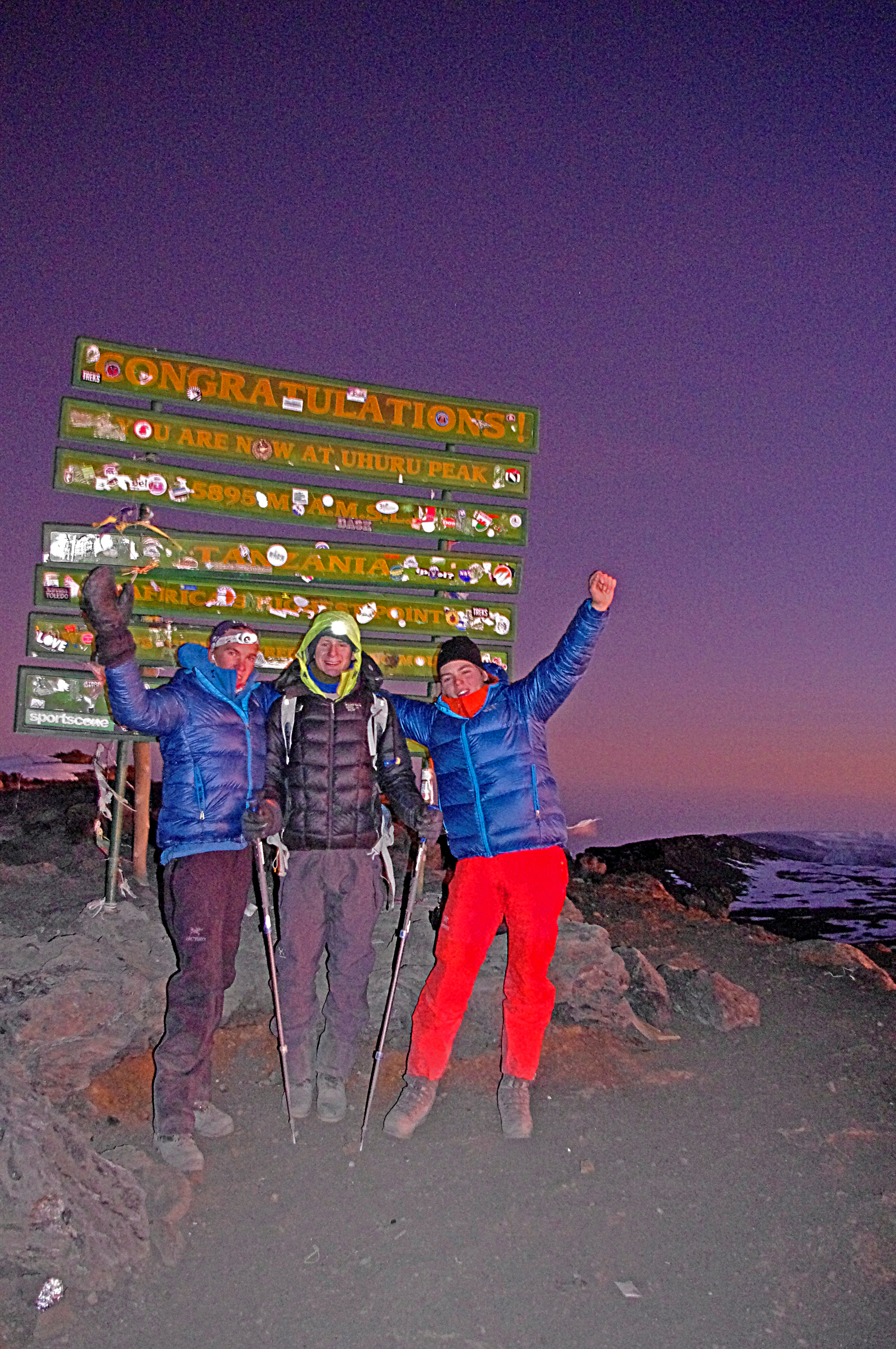 Kilimanjaro (5895 m.o.h)