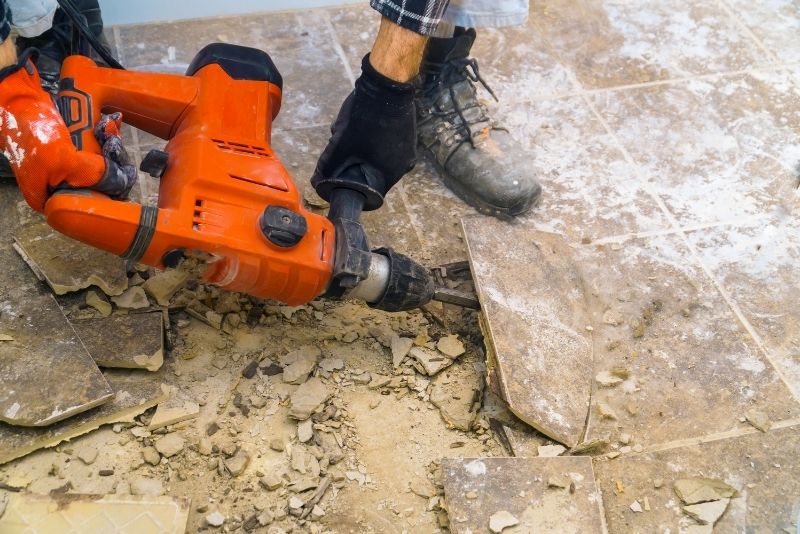 tile removal power tool