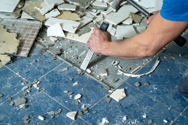 floor tile removal cost