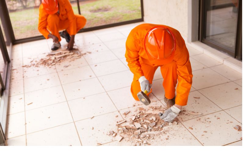 asbestos vinyl tile removal