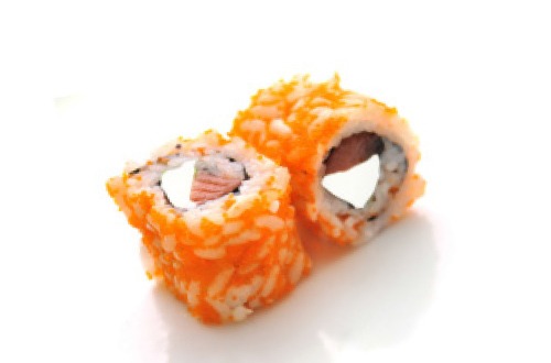 Tobikko roll saumon cheese