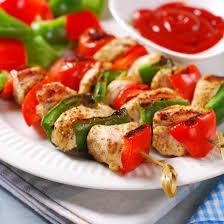 Brochettes de poulet 