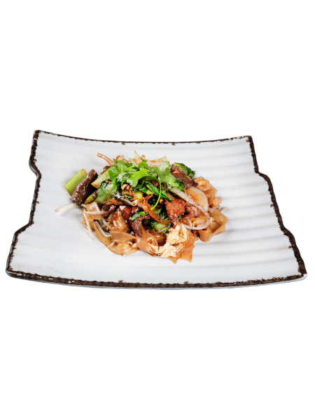 Pâtes de riz (nouilles) sautées au boeuf 