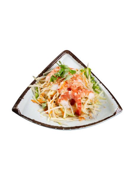 Salade de crevettes citronnées