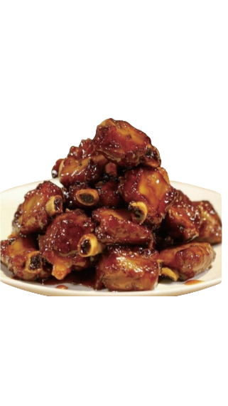 Travers de porc sauce aigre-douce