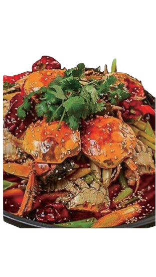 Wok au crabe épicé