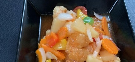 71. Spicy basil sauce shrimps