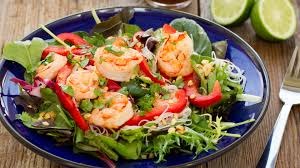 11 Salade aux crevettes