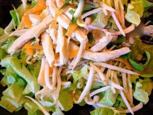 10 Salade chinoise au poulet