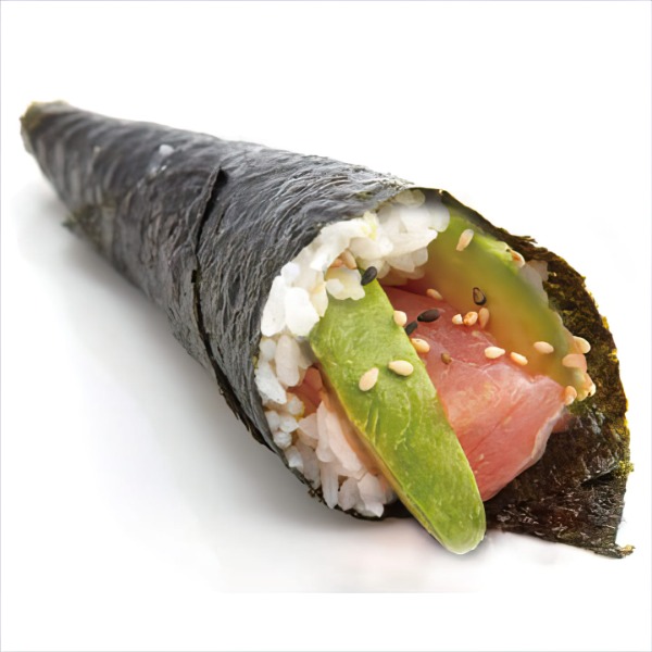 Temaki thon avocat 牛油果红鱼手卷 110