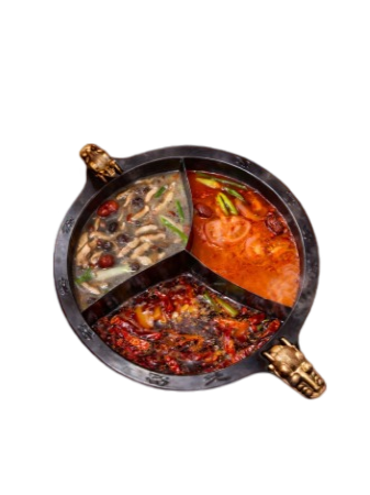 Base de Tres Caldos:Picante,Tomate y Setas
