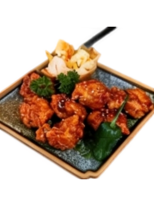 Pollo frito estilo de Karaage