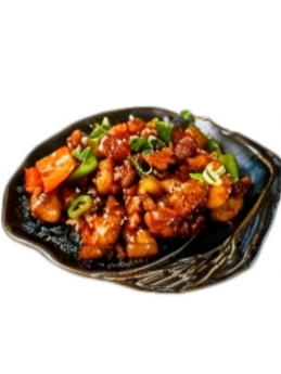 Pollo frito coreano dulce y picante