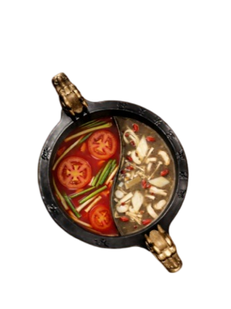 Base de dos caldos:Tomate y Setas