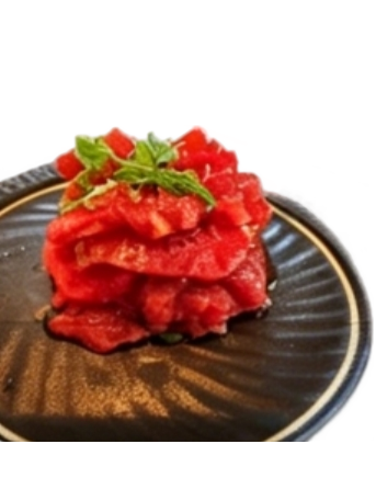 Chuleta de cerdo con salsa gochujang