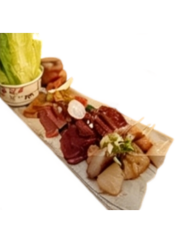 Plato BBQ variado de carne