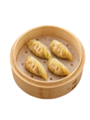 Empanadillas al vapor de verduras