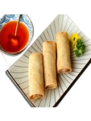 Rollitos fritos de Pato.