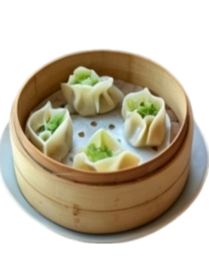 Empanadillas al vapor de ternera y foie