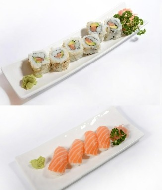 G2. 4 Sushi et 6 california maki