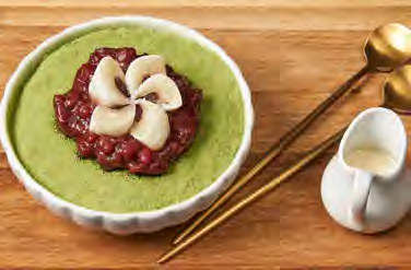 녹차팥빙수