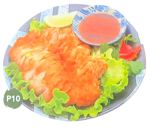 P10. Poulet croustillant du chef