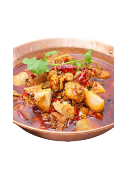 Sichuan taro chicken