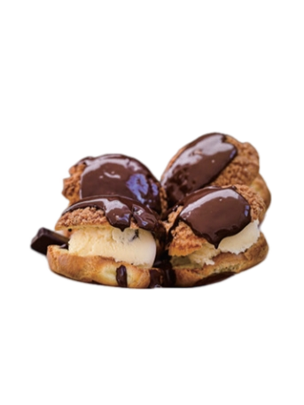 D3. Profiteroles avec sauce chocolat