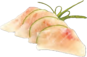 Sashimis Daurade