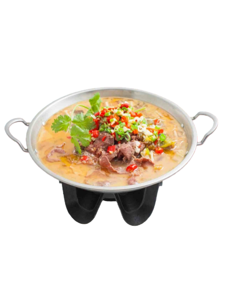 Sour and spicy soup with beef