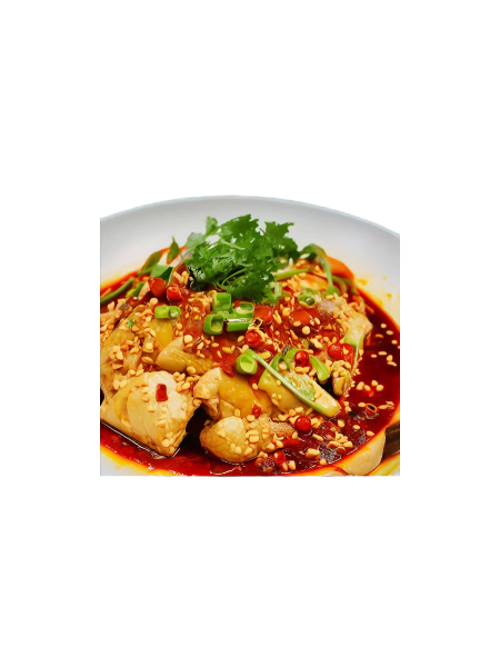 3. COSCIA DI POLLO al vapore con salsa peperoncino