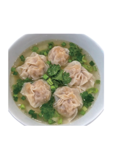 S12. Soupe de raviolis au porc