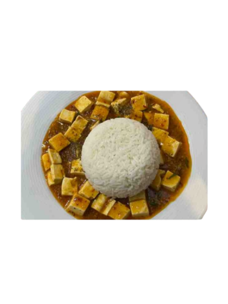 Mapo tofu with or without minced beef