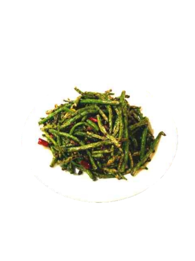 Sichuan dry fried green beans